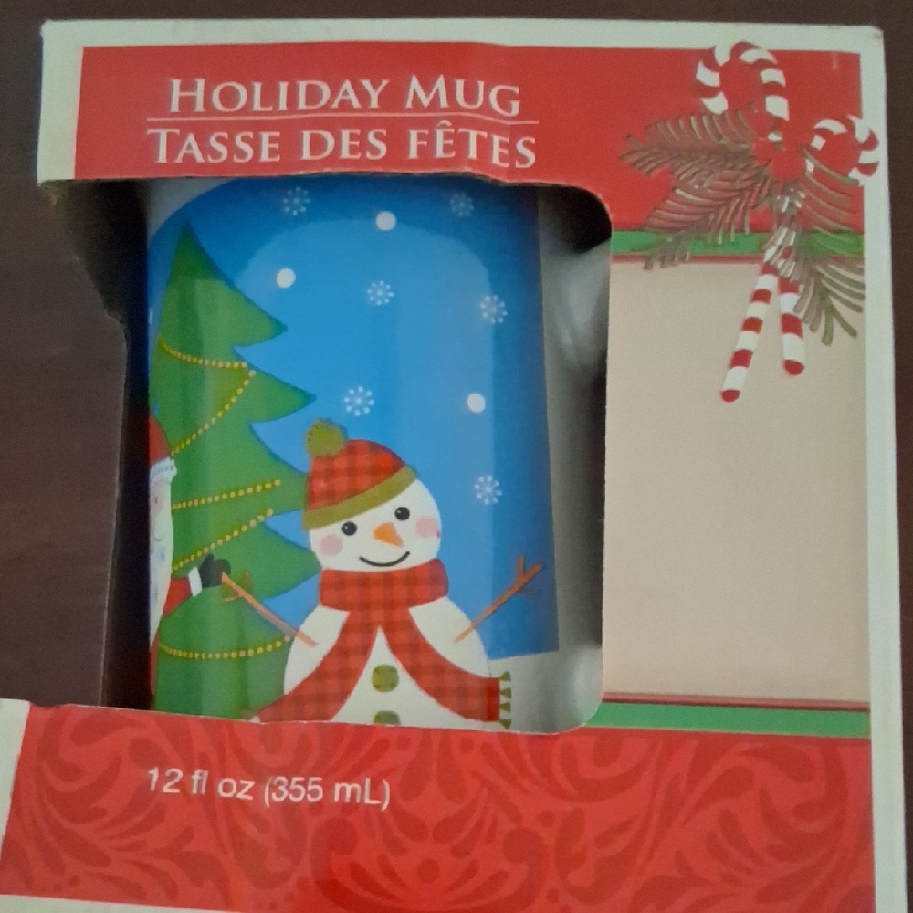 Santa & Snowman Mug